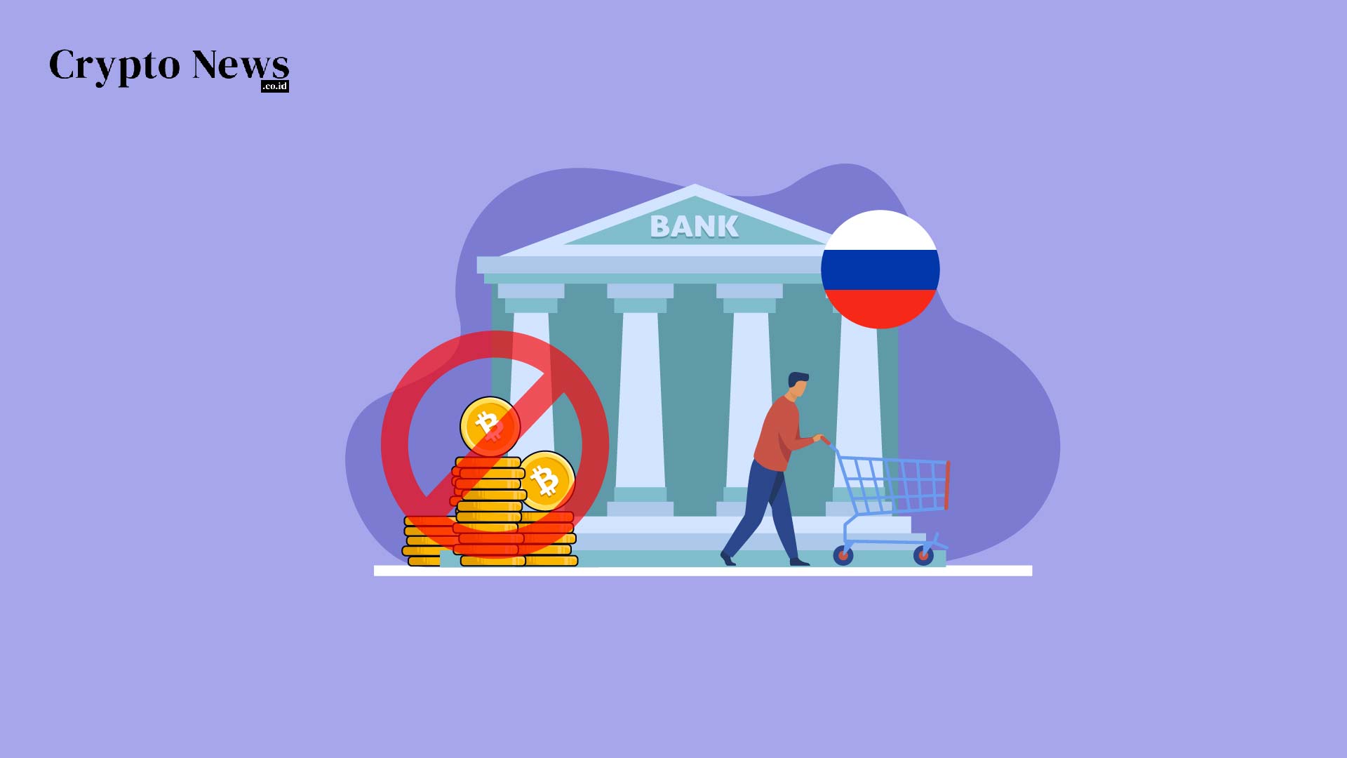 Crypto news indonesia, situs berita cryptocurrency & blockchain - illust : beginilah cara bank sentral rusia mencegah warganya membeli bitcoin