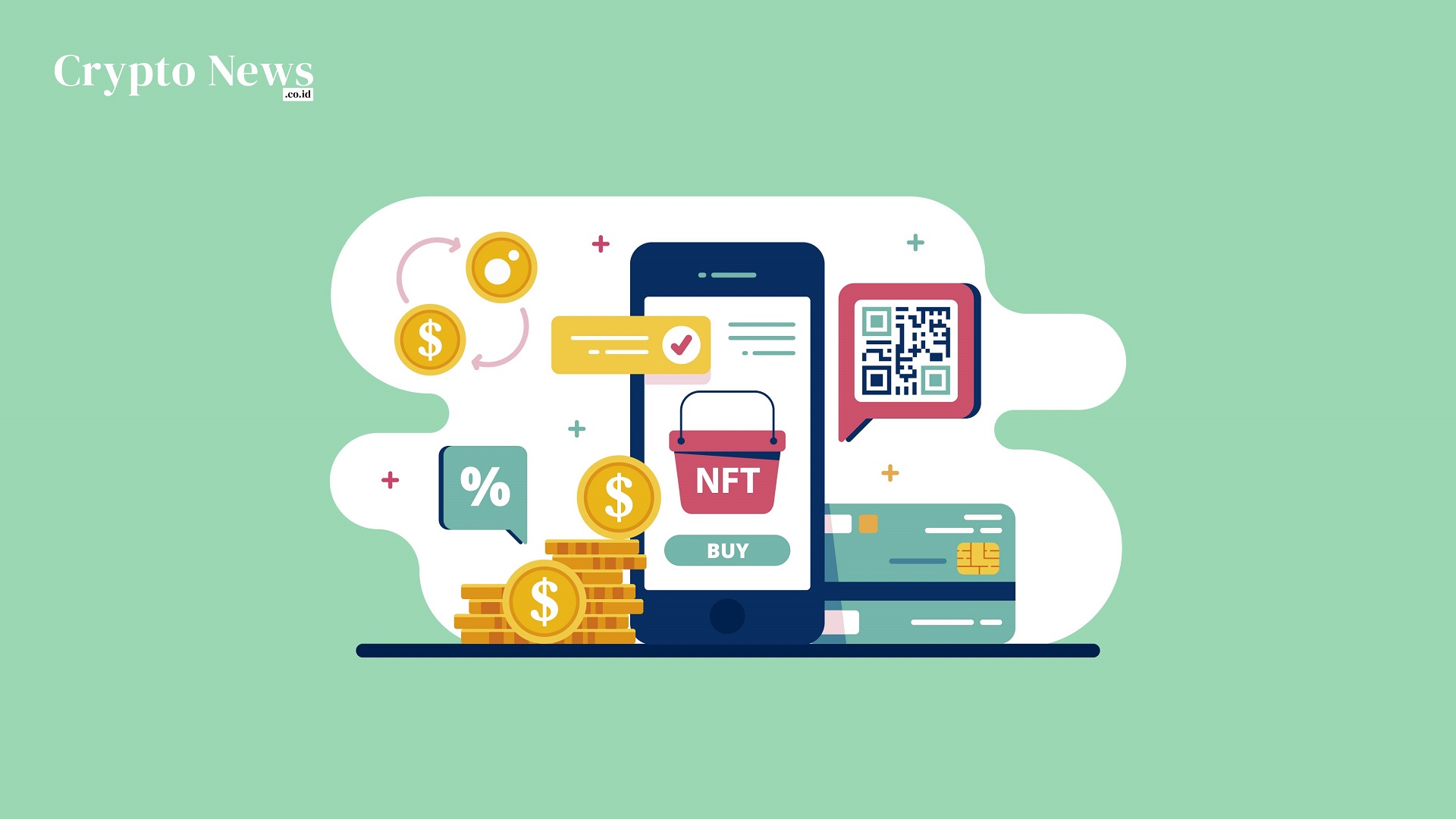 Illust : Moonpay Meluncurkan Alat Pembayaran Kartu Kredit untuk Pembelian NFT