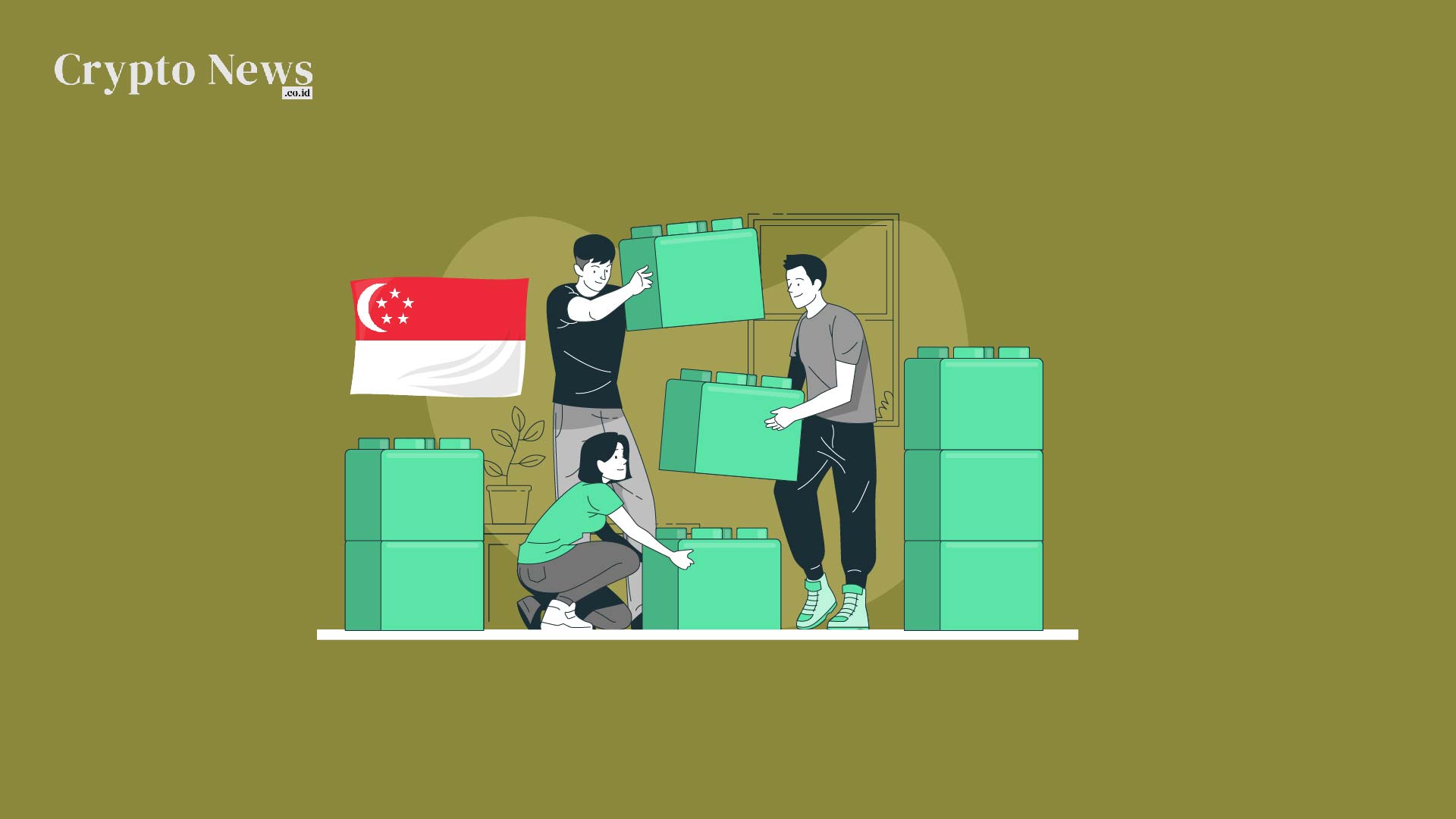 Illust : Shenzen dan Singapura Membangun Blockchain-based Transnational Trade Network Bersama Red Date