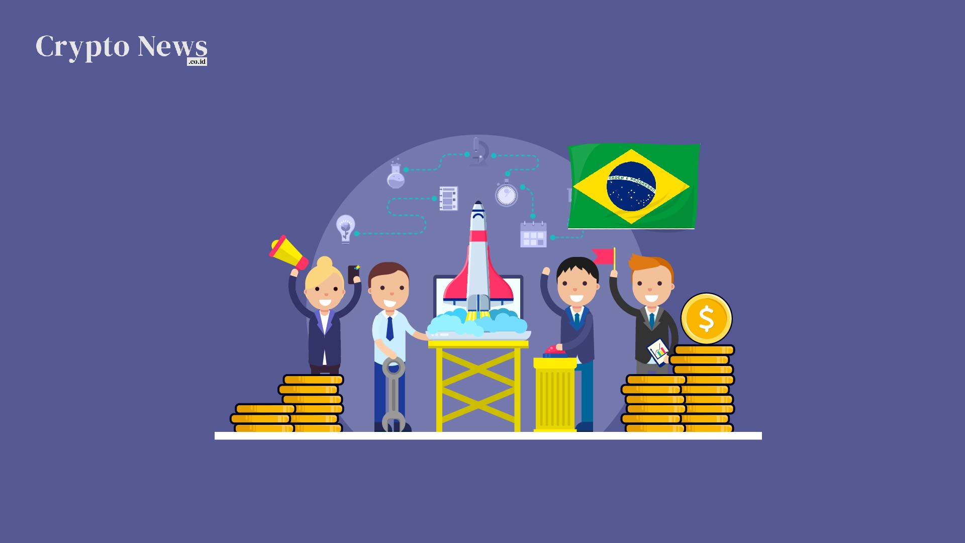Illust : Dua Perusahaan Meluncurkan Reksa Dana ETF DeFi Bulan Ini di Brasil