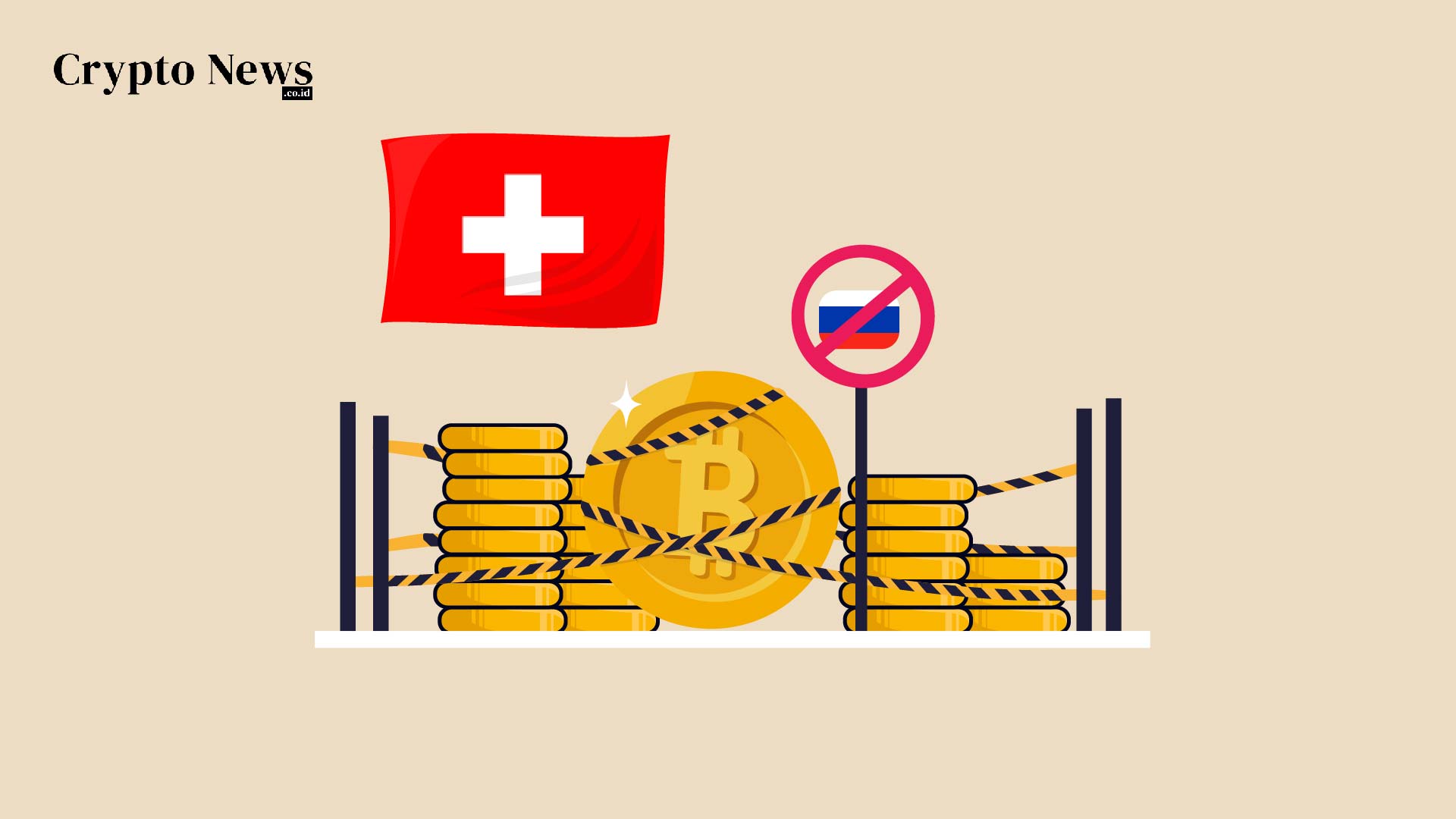 Illust : Swiss Telah Menyatakan bahwa Mereka akan Membekukan Aset Cryptocurrency Rusia