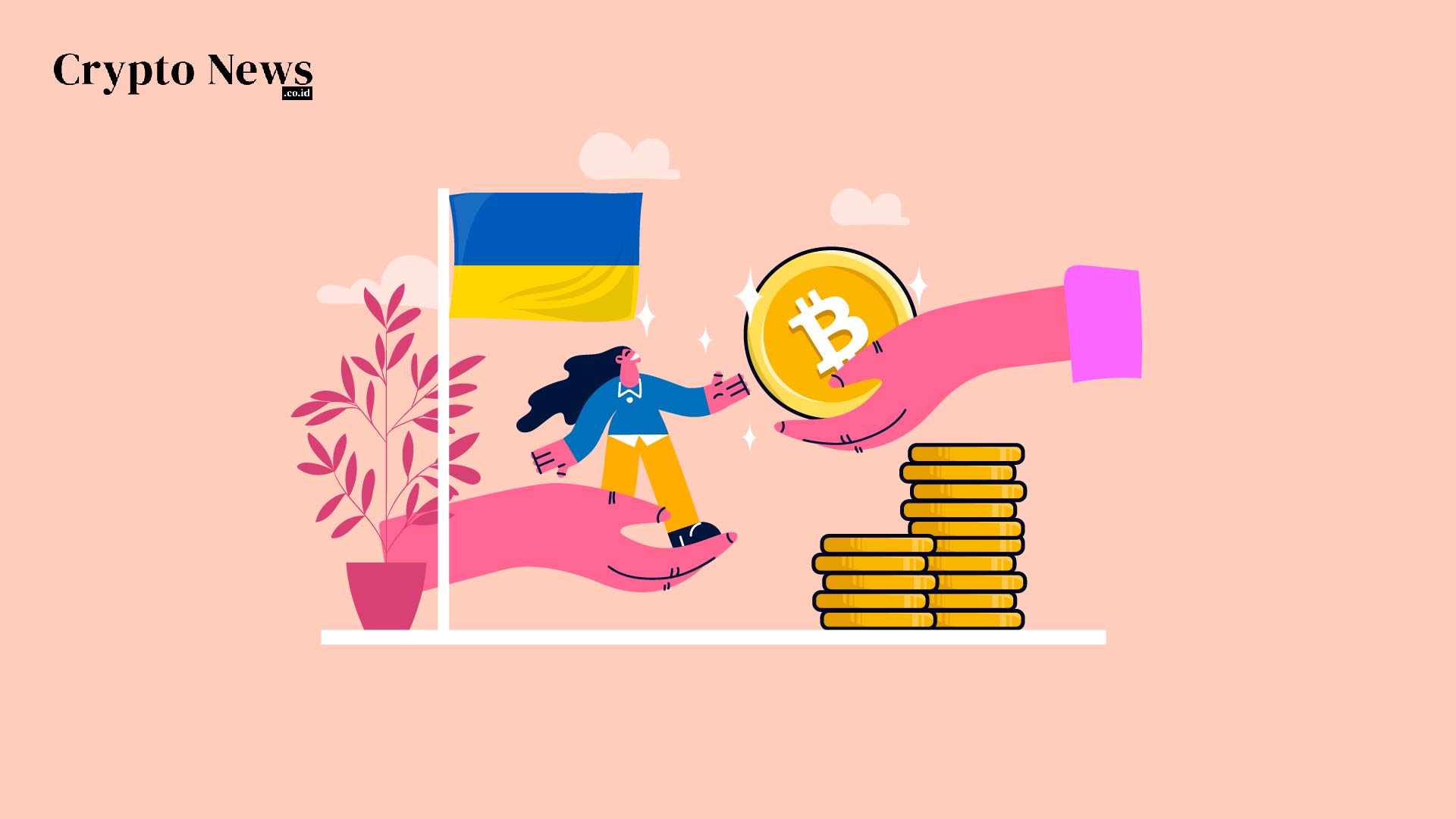 Illust : Ukraina Menerima Donasi Hampir $70 Juta dalam Crypto