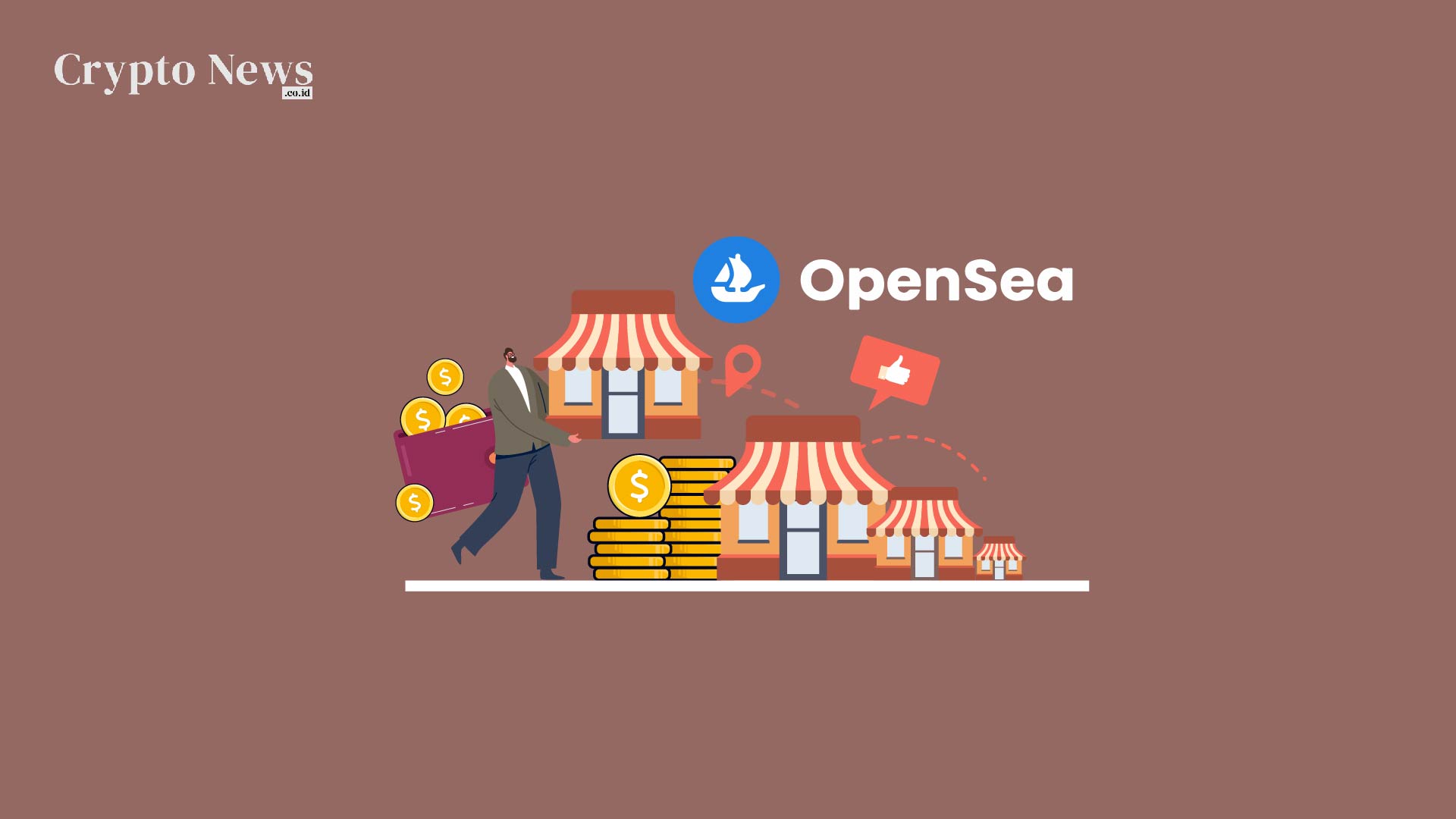 Illust : OpenSea Memperluas Jangkauan Pasarnya bagi Pengguna Non Kripto