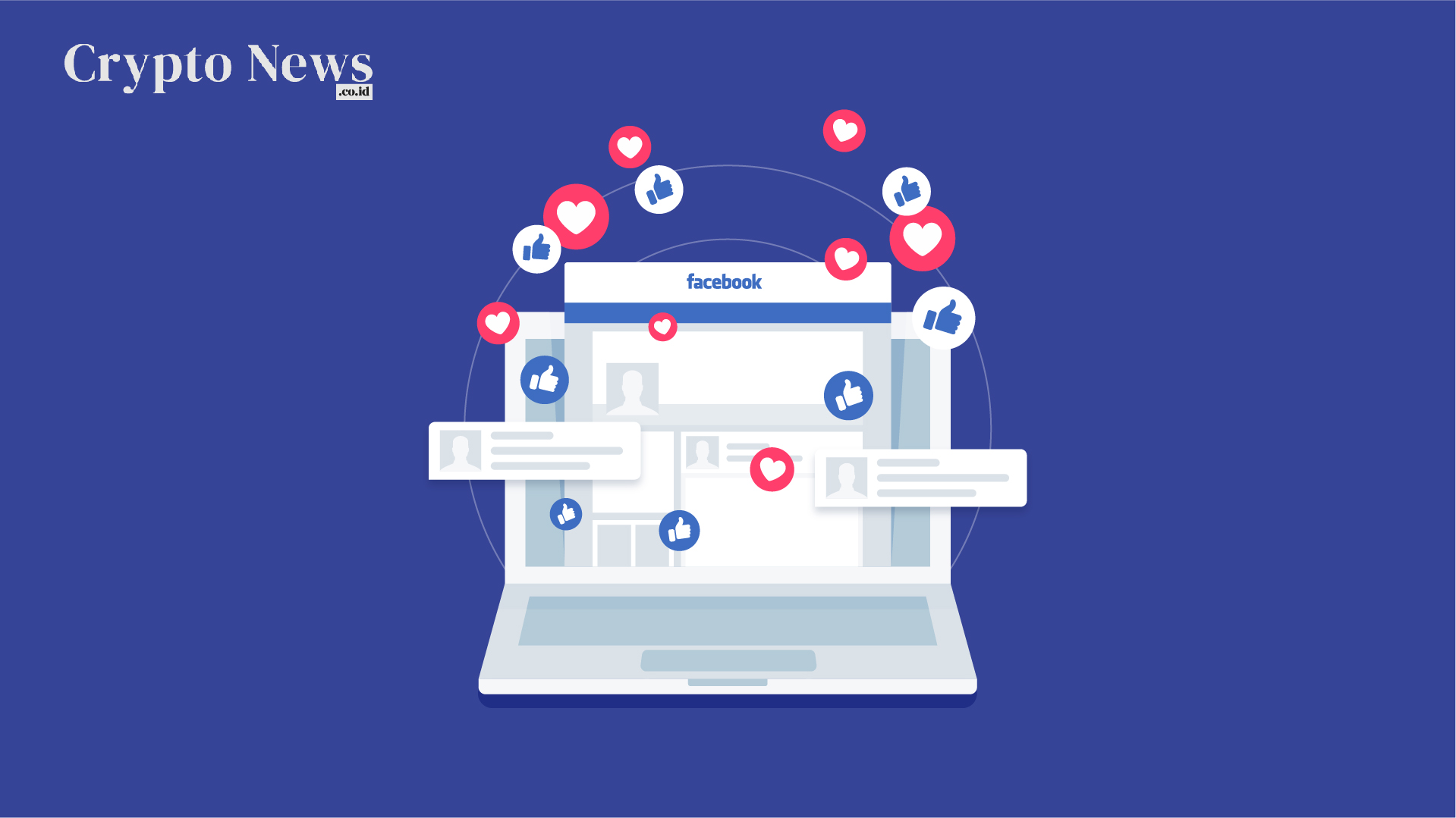 Illust - Pengujian NFT Ethereum dan Polygon di Profil Facebook